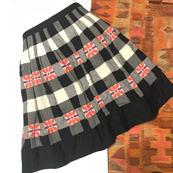 Anthropologie | Floreat Plaid Skirt size 6 - Picture 3 of 6